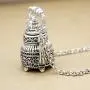 RechicGu Vintage Silver Victorian Wonderland 3D Tea Pot Party Steampunk Necklace Goth
