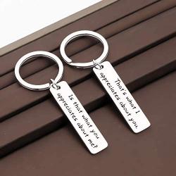 CENWA Letterkenny Inspired Gift Thats What I Appreciates About You Keychain Set