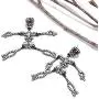 Halloween Skeleton Earrings for Women Girls Moving Horror Skull Drop Dangle Earrings Statement Rhinestone Long Earrings Gothic Jewelry Cosplay Costume Party Gifts Halloween Skeleton Earrings for Women Girls Moving Horror Skull Drop Dangle Earrings Statement Rhinestone Long Earrings Gothic Jewelry Cosplay Costume Party Gifts