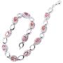 ATTA GEMS Women 925 Sterling Silver Bracelets Luxury Oval Cut 3mmx5mm Gemstone Jewelry Hand Chain for Party Birthday Gifts