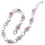 ATTA GEMS Women 925 Sterling Silver Bracelets Luxury Oval Cut 3mmx5mm Gemstone Jewelry Hand Chain for Party Birthday Gifts