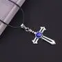 Davitu Pendant Necklaces - Cartoon Jewelry Fashion Blue Anime Crystal Cross Fairy Tail Figure Toys Gray Fullbuster Cosplay Jewelry for Men Women Wholesale Davitu Pendant Necklaces - Cartoon Jewelry Fashion Blue Anime Crystal Cross Fairy Tail Figure Toys Gray Fullbuster Cosplay Jewelry for Men Women Wholesale