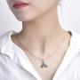 FJ Womens Hecate Necklace S925 Silver Wiccan Pagan Goddess Necklace Literary Jewelry