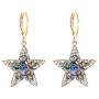 Moon Earrings for women Girls Moon and Star Earrings Jewelry Fashion Long Drop Dangle Stud