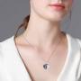 YFN Urn Necklaces for Ashes Sterling Silver for Women Men,Cremation Jewelry for Ashes,Always in My Heart Memory Necklace Gift, Easter Keepsake for Women