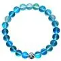 Hope Inspired Mystic Mermaid Glass Bracelet with 8 mm Blue Moonstone Beads Hope Inspired Mystic Mermaid Glass Bracelet with 8 mm Blue Moonstone Beads