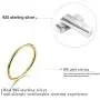 Madeone❤Gifts for Mothers Day❤Thin Rings Thumb Ring 925 Sterling Silver 14K Gold Plated High Polish Minimalist Stacking Rings Wedding Eternity Engagement Ring for Women Madeone❤Gifts for Mothers Day❤Thin Rings Thumb Ring 925 Sterling Silver 14K Gold Plated High Polish Minimalist Stacking Rings Wedding Eternity Engagement Ring for Women