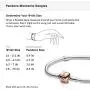 Pandora Jewelry Moments Snake Chain Charm Pandora Rose Bracelet