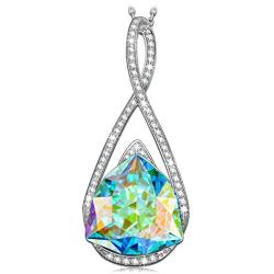 Kate Lynn Womens Jewelry Encounter on Iceland Color Changing Pendant Necklaces for Girlfriend Wife Mom Birthday 17.5'' + 2'' with Gift Box