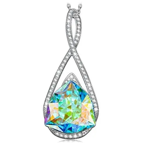 Kate Lynn Womens Jewelry Encounter on Iceland Color Changing Pendant Necklaces for Girlfriend Wife Mom Birthday 17.5'' + 2'' with Gift Box