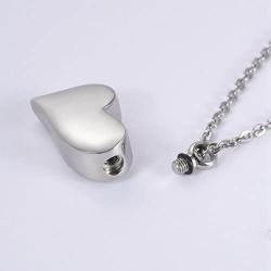 HOUSWEETY''Forever in My Heart Brother'' Cremation Jewelry Keepsake Memorial Urn Necklace