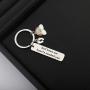 ENSIANTH God knew our hearts needed you Keychain Baby Shower Gift Gift for Rainbow Baby New Parents Gift