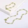 BOUTIQUELOVIN 14K Gold Plated Paperclip Link Chain Choker Necklace for Women Girls