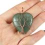 Top Plaza Natural Healing Crystals Necklace Tree of Life Wire Wrapped Stone Heart Pendant Necklaces Reiki Quartz Jewelry for Womens Girls Ladies