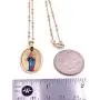 Virgen Maria Auxiliadora Pendant Necklace for Women 18K Gold Plated Chain Mary Help Of Christians Jewelry Virgen Maria Auxiliadora Pendant Necklace for Women 18K Gold Plated Chain Mary Help Of Christians Jewelry