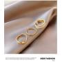 tenghong2021 1-3 Pcs Adjustable Hollow Open Rings Set Gold Chain Link Rings Simple Stackable Knuckle Finger Rings Toe Rings Set Finger Foot Hypoallergenic Jewelry for Women Men Couple