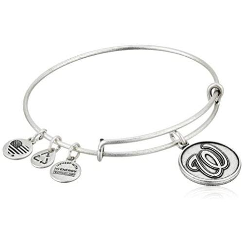 Alex and Ani Washington Nationals Cap Logo Expandable Bangle Bracelet
