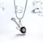 Aurora Tears Guitar/Violin Necklace 925 Sterling Silver Music Pendant Fans Musician Jewelry Aurora Tears Guitar/Violin Necklace 925 Sterling Silver Music Pendant Fans Musician Jewelry