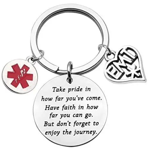 EMT Keychain Gifts Emergency Medical Technician Graduation Gifts Paramedic Gift Medical Technician Inspiration Gift Take Pride in How Far You Have Come EMT Keychain Gifts Emergency Medical Technician Graduation Gifts Paramedic Gift Medical Technician Inspiration Gift Take Pride in How Far You Have Come