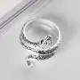 Eriokk Snake Rings, Punk Vintage Animal Opening Adjustable Knuckle Snake Rings For Teen Girls Women Men Cool 925 Sterling Silver Jewelry Rings Eriokk Snake Rings, Punk Vintage Animal Opening Adjustable Knuckle Snake Rings For Teen Girls Women Men Cool 925 Sterling Silver Jewelry Rings