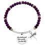 AKTAP She Believed She Could So She Did Dragonfly Charm Bracelet Motivational Graduation Gift