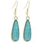 12 pairs Fashion Lightweight Oval Drop Earrings Bohemian & Tears Shape Crystal Pendant Earrings Casual Home Party Style Dangle Earrings for Women Girls Birthday Valentines Day Jewelry Gifts