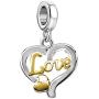 JMQJewelry Heart Love Dangle Charms for Bracelets Women Mother Jewelry