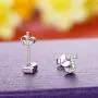 Sllaiss 26 Alphabets Crystal Stud Earrings for Women with Swarovski Crystals Letter Earrings Simple Hypoallergenic Jewelry