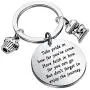 FUSTMW Baker Keychain Gifts Pastry Chef Bakery Jewelry Culinary Student Gifts Take Pride in How Far You Have Come Keychain Baking Gifts