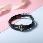 SILVERCUTE Cat Ear Kitten Charm Necklace BFF Friendship Jewelry 925 Sterling Silver 18'' Chain Rainbow CZ or Pearl Cat Ear Pendant