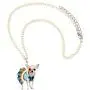 NEWEI Acrylic Sweet Chihuahua Dog Puppy Necklace Chain Pendant Collar Fashion Animal Pet Jewelry for Women Gifts Charm NEWEI Acrylic Sweet Chihuahua Dog Puppy Necklace Chain Pendant Collar Fashion Animal Pet Jewelry for Women Gifts Charm