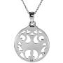 AeraVida Gentle Dove Holy Spirit .925 Sterling Silver Pendant Necklace