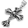 URBAN JEWELRY Vintage Royalty Celtic Shield Cross Necklace Cubic Zirconia Pendant with 21 Inch Chain URBAN JEWELRY Vintage Royalty Celtic Shield Cross Necklace Cubic Zirconia Pendant with 21 Inch Chain