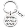 AKTAP Coach Gifts Coach Keychain Behind Every Fearless Player is A Fearless Coach Thank You Gift for Coach Coach Jewelry AKTAP Coach Gifts Coach Keychain Behind Every Fearless Player is A Fearless Coach Thank You Gift for Coach Coach Jewelry