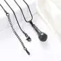 zeqingjw Cremation Jewelry Microphone Urn Pendant Necklace with Note Stainless Steel Keepsake Memorial Ash Jewelry zeqingjw Cremation Jewelry Microphone Urn Pendant Necklace with Note Stainless Steel Keepsake Memorial Ash Jewelry