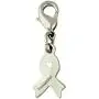 PinMarts Purple Awareness Ribbon Domestic Violence Enamel Charm PinMarts Purple Awareness Ribbon Domestic Violence Enamel Charm