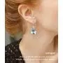 Bella Drop Earrings Crystals from Swarovski 18K White Gold Plated Hypoallergenic Jewelry for Women Girls Bella Drop Earrings Crystals from Swarovski 18K White Gold Plated Hypoallergenic Jewelry for Women Girls