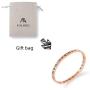 LINFENG Love Friendship Bangle Bracelet Inspirational Gifts Strainless Steel Hinged Fashion Jewelry Birthday Present