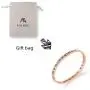 LINFENG Love Friendship Bangle Bracelet Inspirational Gifts Strainless Steel Hinged Fashion Jewelry Birthday Present
