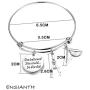 ENSIANTH Architect Bracelet Architecture Gift She Believed She Could So She Did Expandable Bangle Gift for Architecture ENSIANTH Architect Bracelet Architecture Gift She Believed She Could So She Did Expandable Bangle Gift for Architecture