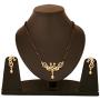 Touchstone Gold Tone Indian Bollywood Ethnic Pretty mangalsutra Necklace Set Jewelry for Women