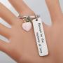 KUIYAI Peach Keychain Blessed Be The Mystery of Love Movie Comics Gift Inspiration Keychain