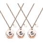 Zuo Bao 3 Sister Necklace Big Sister Middle Sister Little Sister Necklace Set Sisters Gift Best Friend Necklace