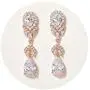 SWEETV Teardrop Wedding Bridal Earrings for Brides Birdesmaids, Crystal Drop Dangle Earrings for Women Wedding Bridal Jewellery, Silver/Rose Gold SWEETV Teardrop Wedding Bridal Earrings for Brides Birdesmaids, Crystal Drop Dangle Earrings for Women Wedding Bridal Jewellery, Silver/Rose Gold