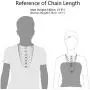 ChainsPro Mens NK 3:1 Figaro Chain Necklace-4/5/6/7.5/8/9/12/13MM Width, 18K Gold Plated/316L Stainless Steel/Black, 18-30'' (Send Gift Box)