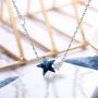 BriLove Women 925 Sterling Silver Twinkle Little Star Pendant Necklace
