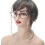 Halawly Face Mask Lanyard for Women Kids Colorful Beaded Lanyard Necklace Eyeglass Lanyard