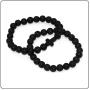 Fusamk 2PCS Cross Turquoise Bracelet Natural Stone Lava Beads Essential Oil Diffuser Bracelets,7.5'' Wrist