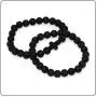 Fusamk 2PCS Cross Turquoise Bracelet Natural Stone Lava Beads Essential Oil Diffuser Bracelets,7.5'' Wrist