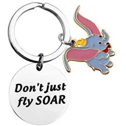 FAADBUK Dumbo Gift Dumbo Elephant Gift Dont Just Fly Soar Dumbo Inspiration Gift for Daughter Graduation Gift for Her